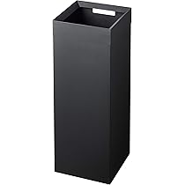 Amazon｜ごみ箱 トラッシュカン タワー 角型ロング 27L ブラック
